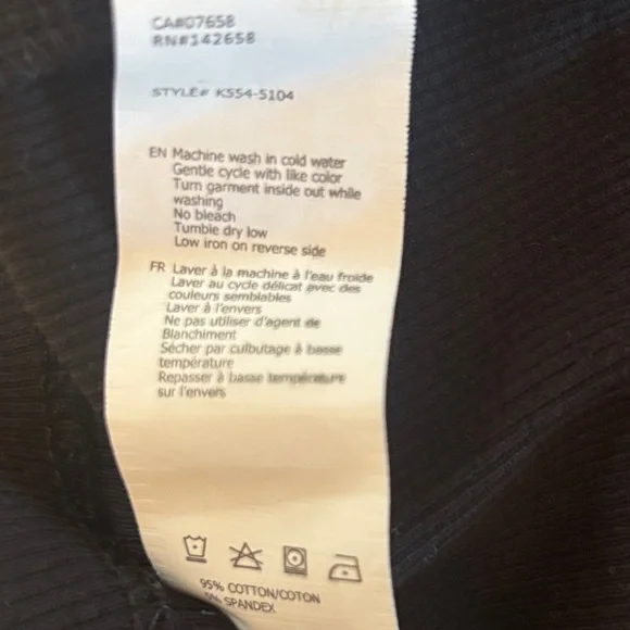 Black Ribbed Henley Tank - Picture 6 of 6